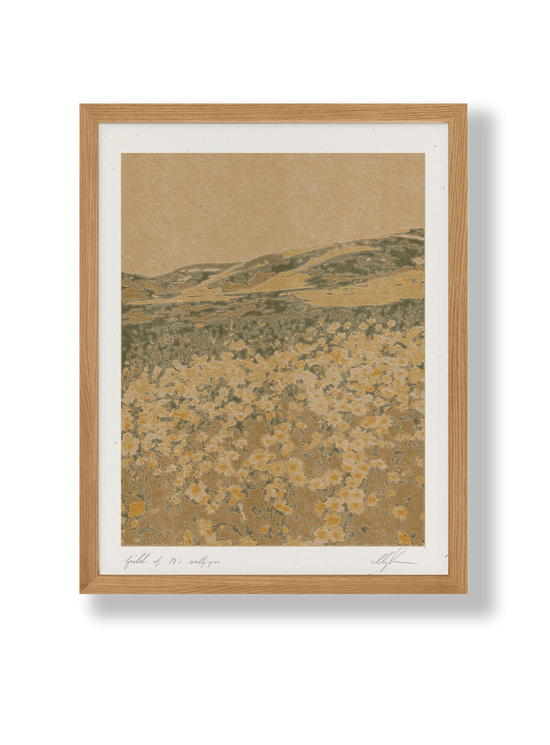 "Field of 70's" Art Print | 11x14
