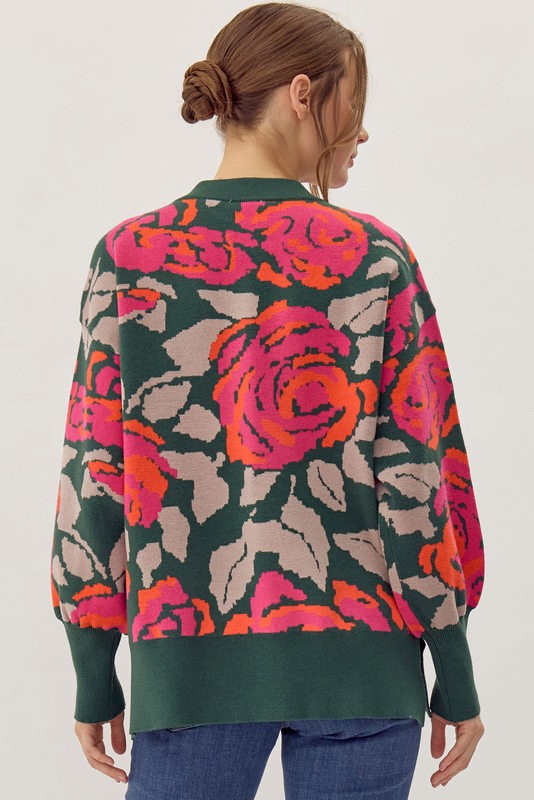 Fiona Floral Sweater