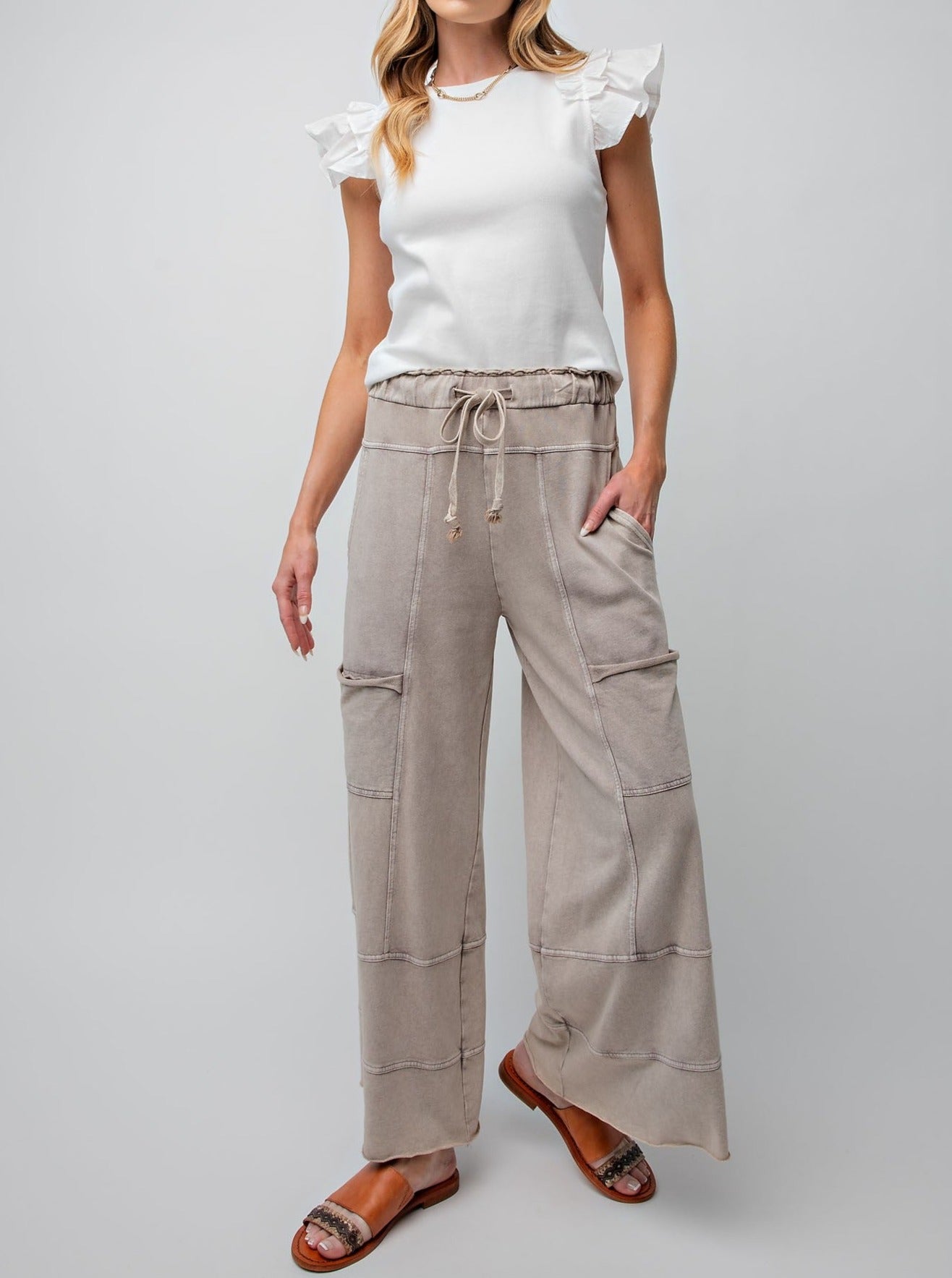 Danielle Terry Knit Pants