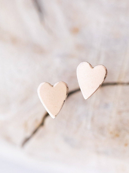 Heart Stud Earrings