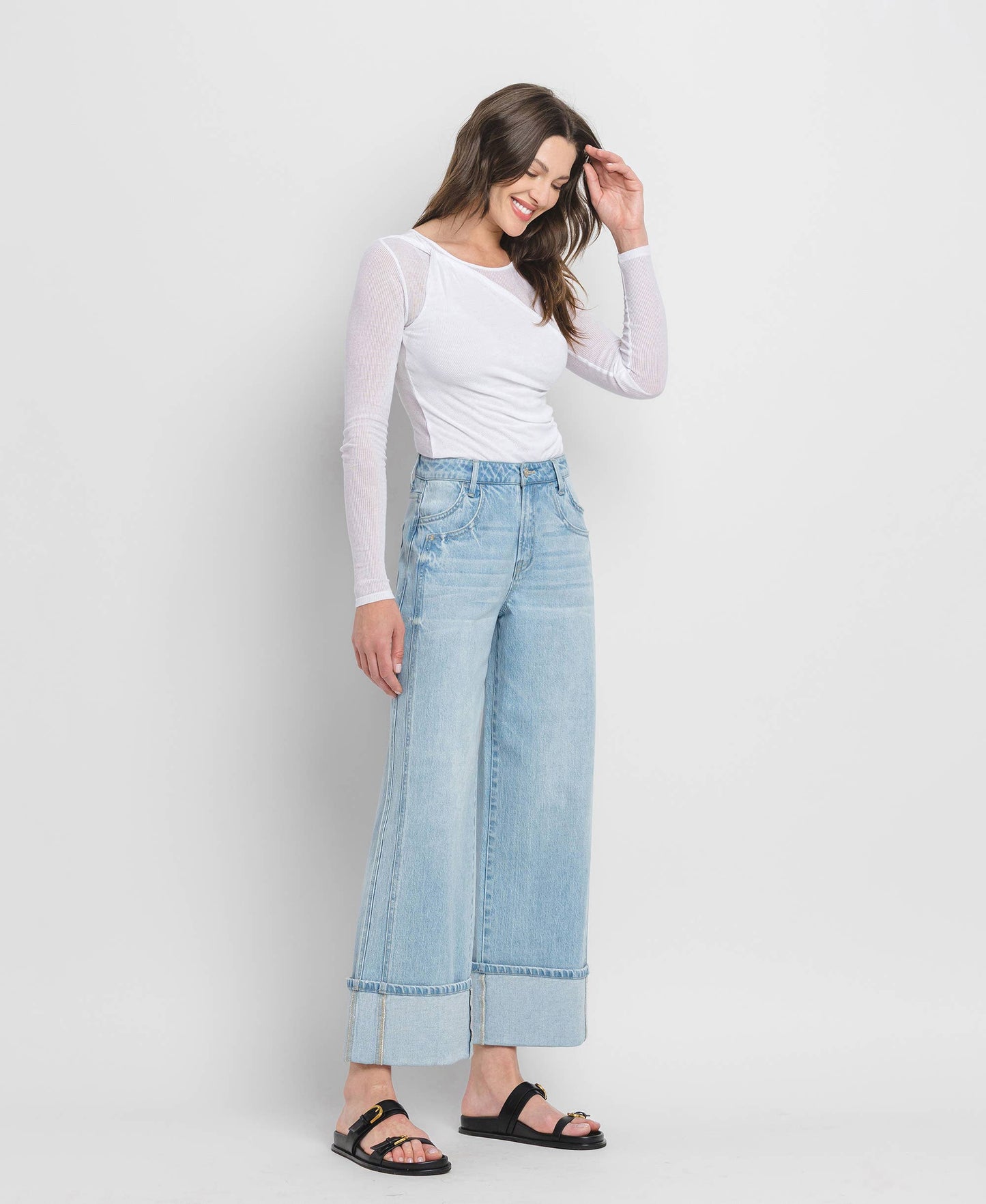 Kris | Baggy Wide Leg Jeans