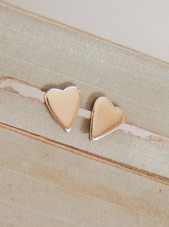 Heart Stud Earrings