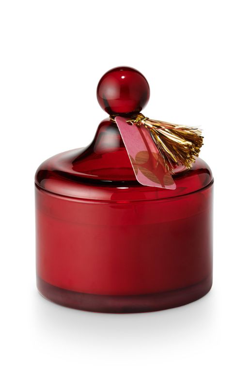 Mistletoe Kisses |  Lidded Glass Candle