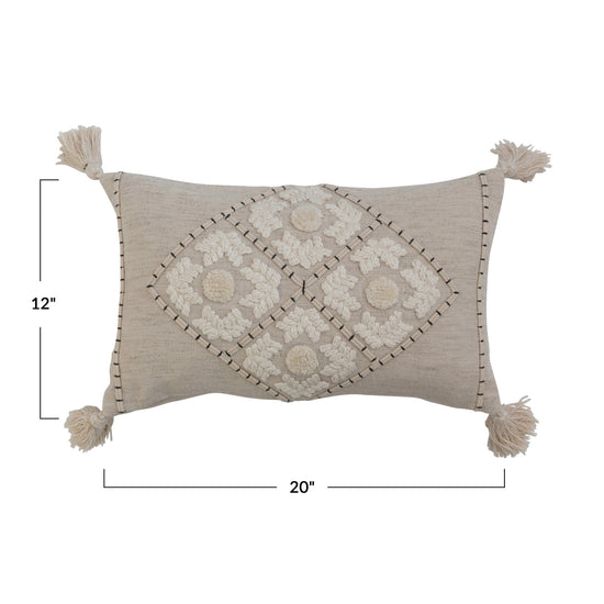 Mable Lumbar Pillow | 20"L x 12"W