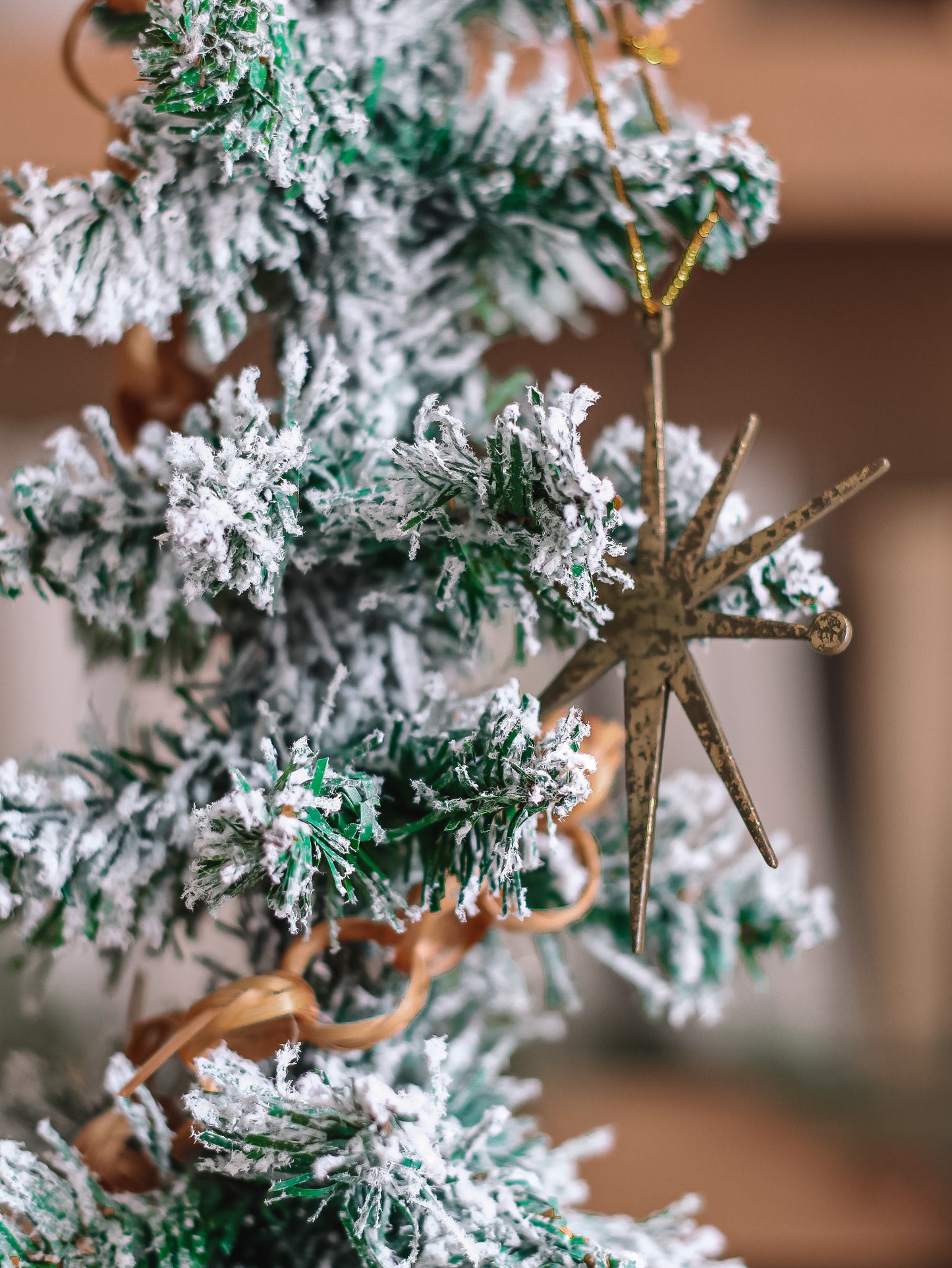 Antique Gold Star Ornament