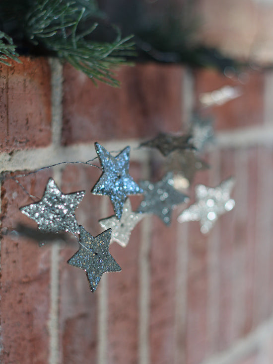 Load image into Gallery viewer, Wishing Glitter Star Garland
