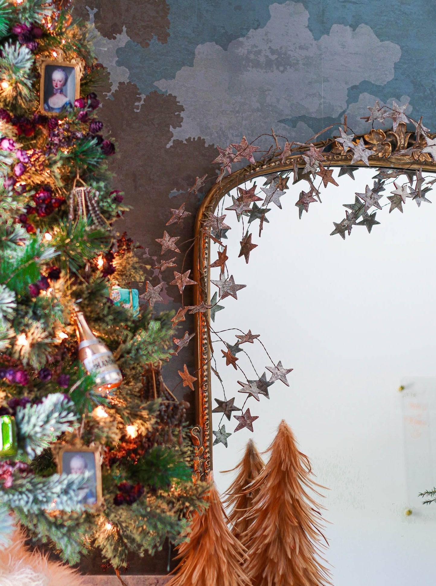 Wishful Glitter Star Garland