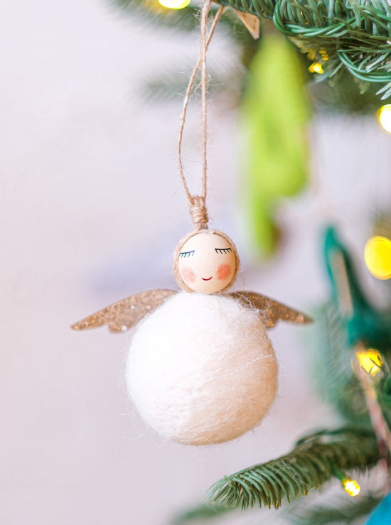 Silent Night Angel Ornament
