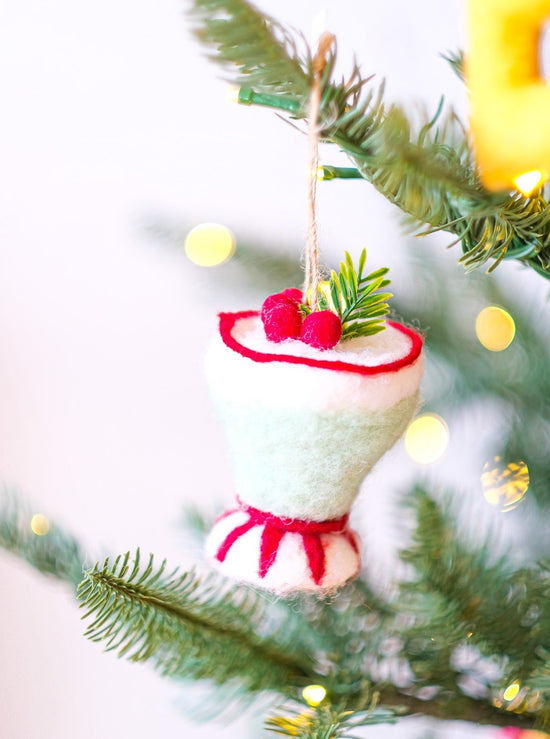 Tipsy Felt Ornament | Cocktail