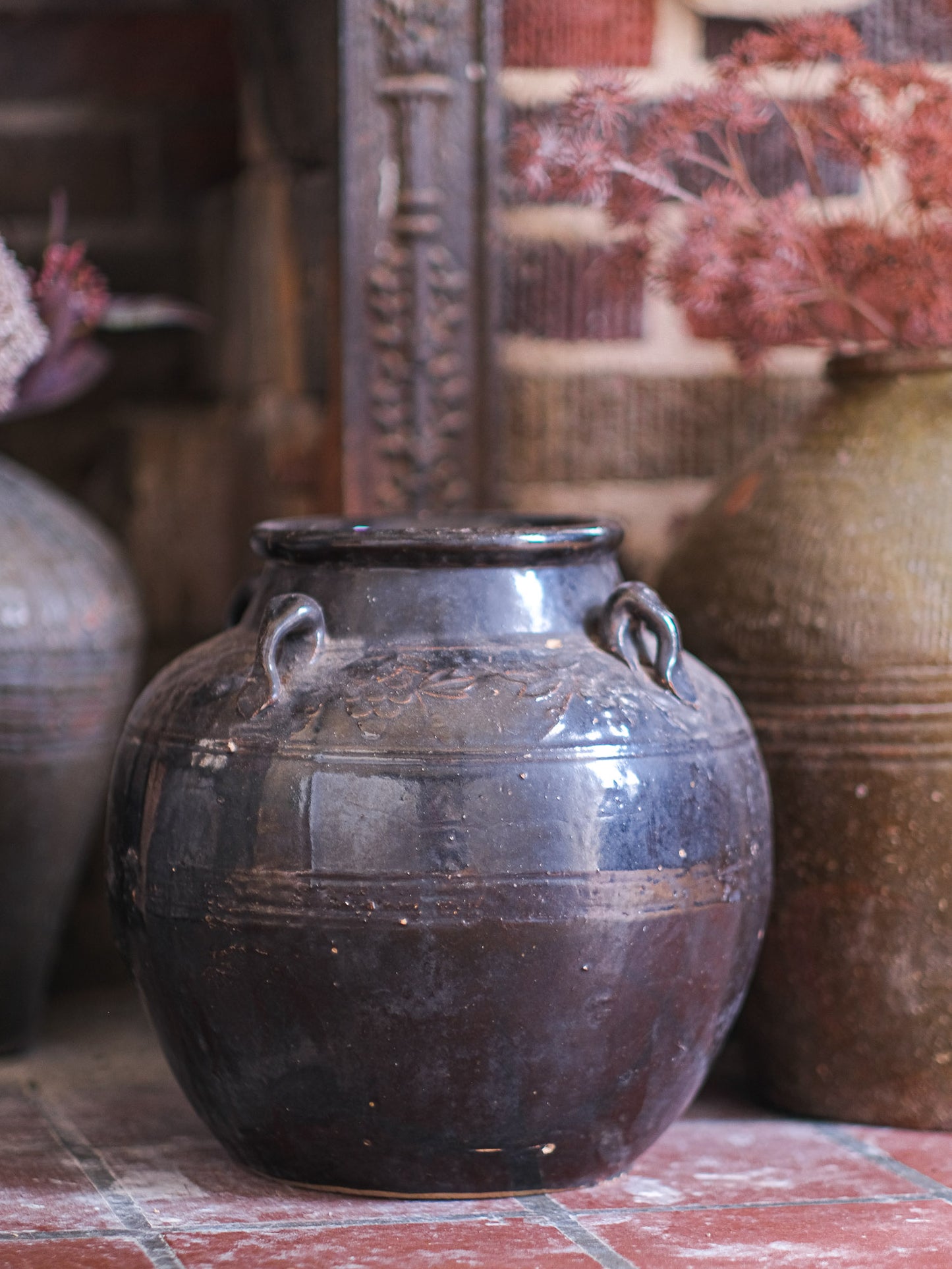 Terra Cotta Chinese Water Pot | Vintage