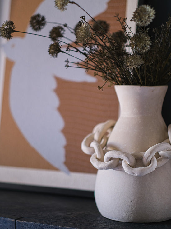 Load image into Gallery viewer, Linked Papier Mâché Vase
