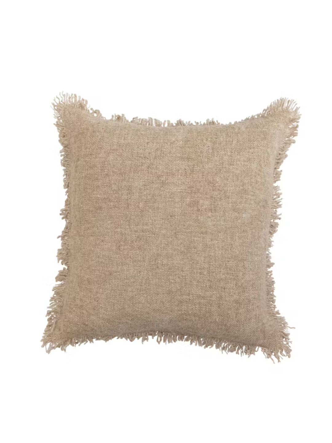 Melange Jute & Cotton Blend Pillow | 20"