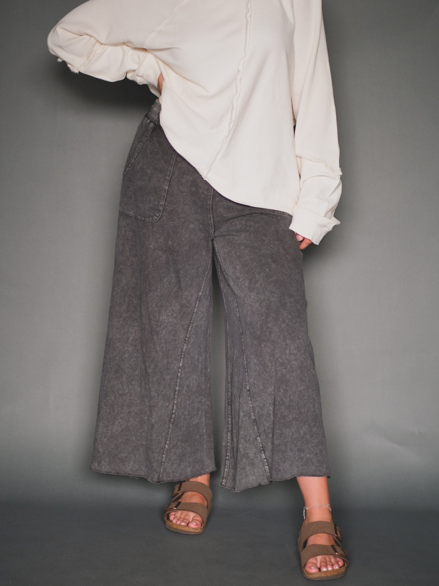 Amalia Terry Knit Pants