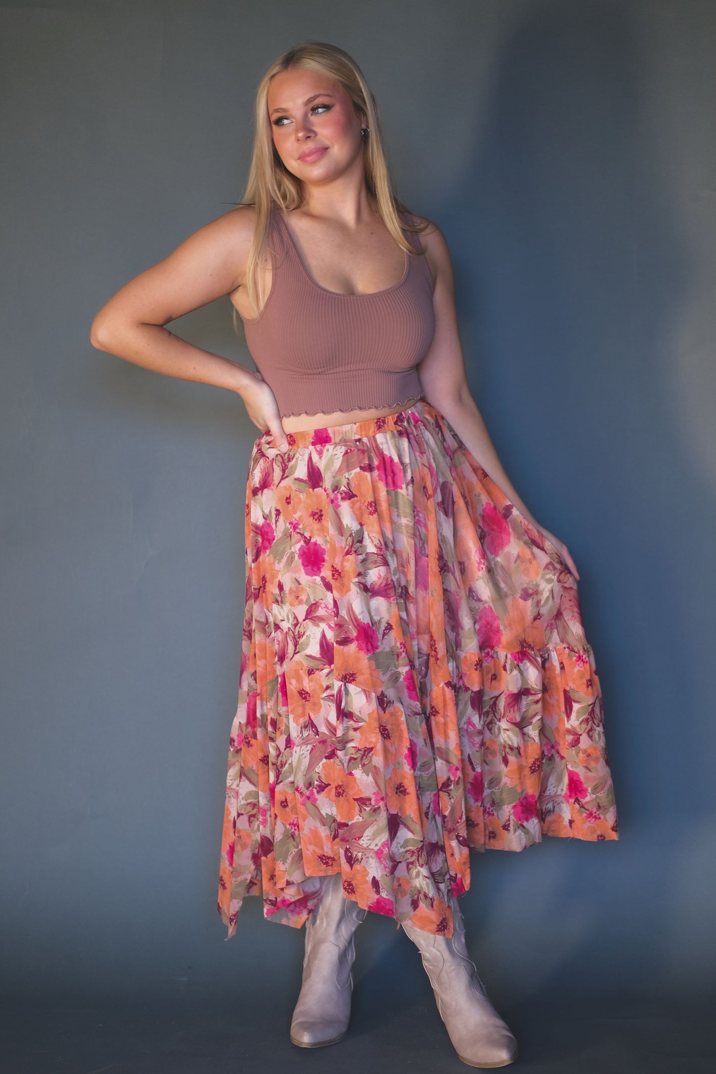 Autum Breeze Midi Skirt