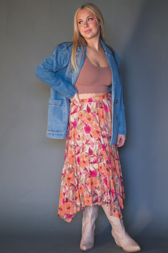 Autum Breeze Midi Skirt