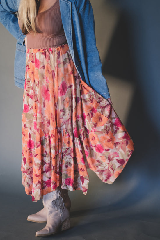 Autum Breeze Midi Skirt