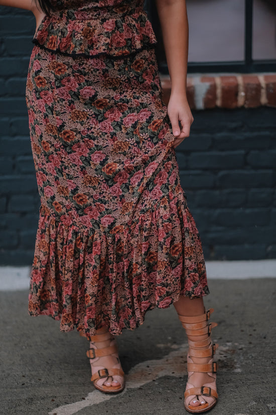 Veronica Vintage Maxi Dress