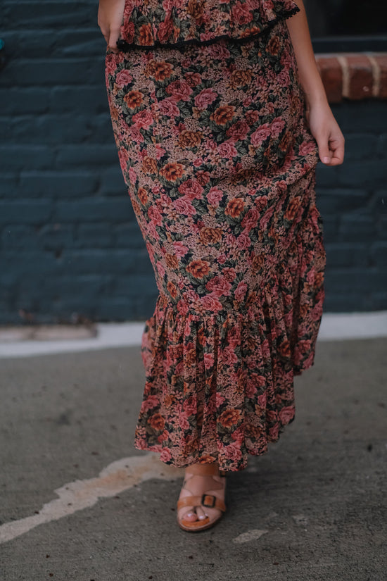 Veronica Vintage Maxi Dress