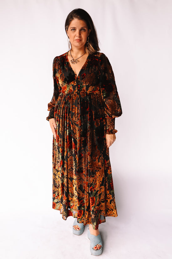 Burn Out Maxi Dress