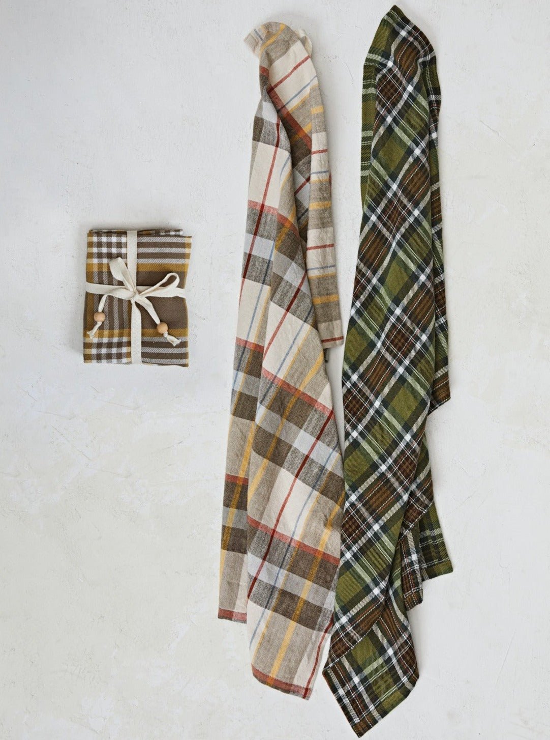 Load image into Gallery viewer, Plaid Tea Towels | Set of Three
