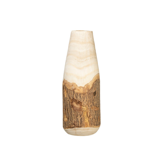 Live Edge Wood Vase