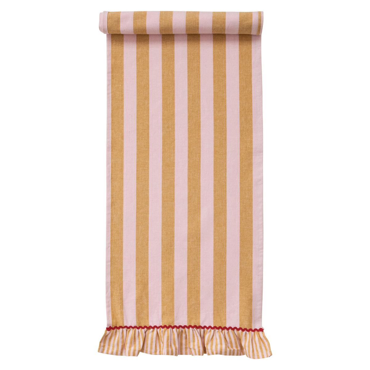 Red Ric Rac Table Runner Ric Rac Ruffle Table Runner – AddisonsWonderland