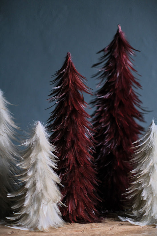 Feathered Tree | Burgundy