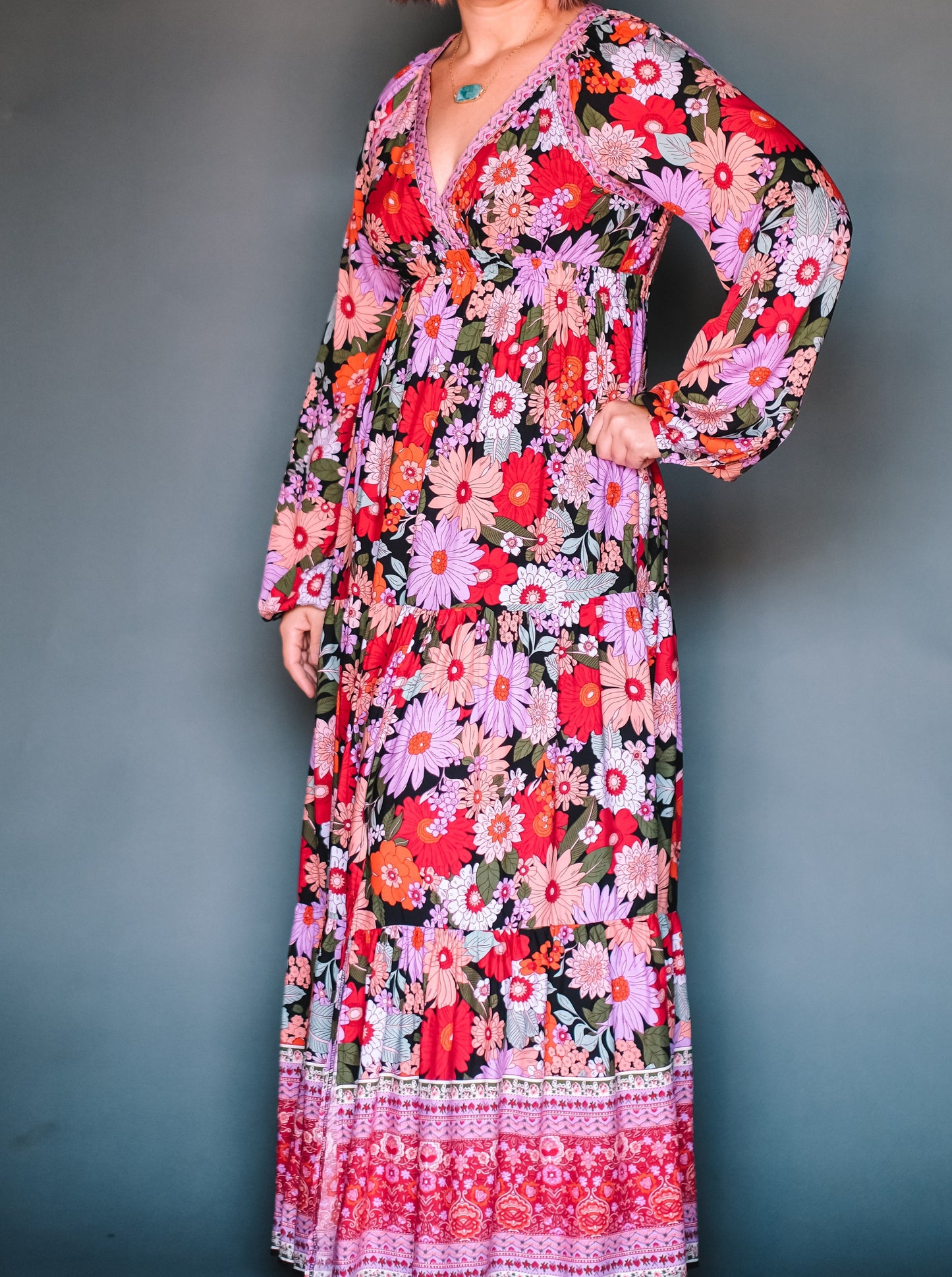 Francesca Flower Maxi