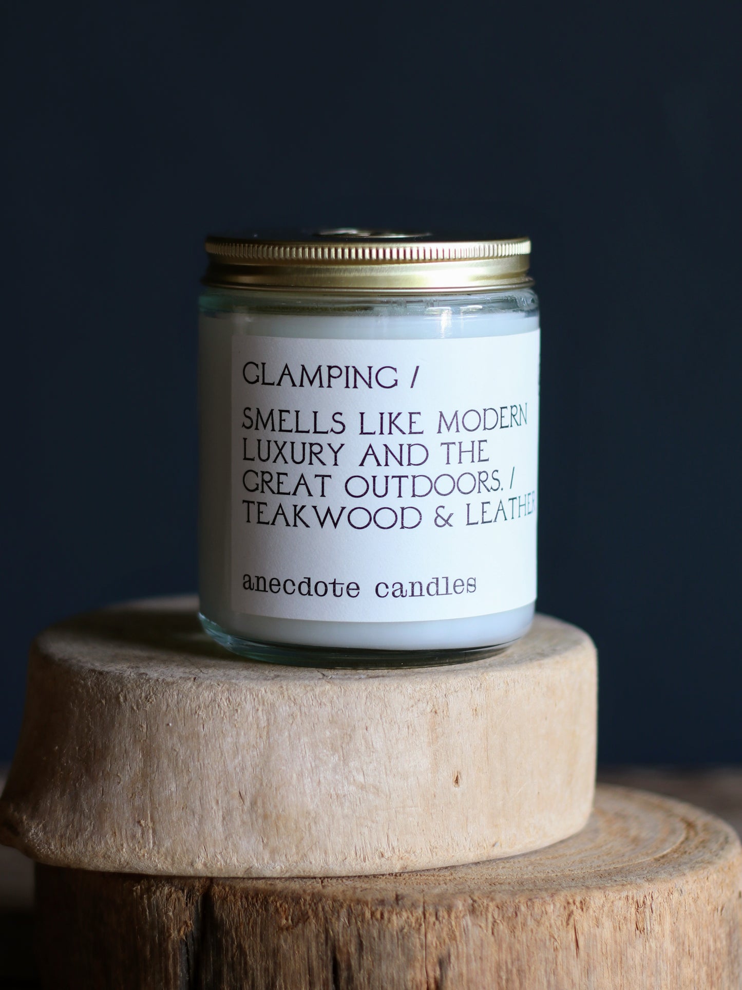 Glamping (Teakwood & Leather) Candle