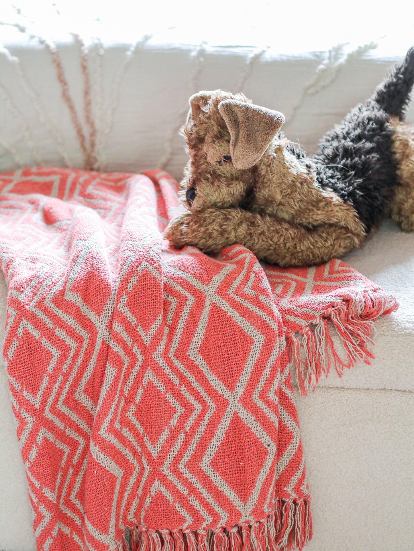 Geometric Canopy Throw Blanket