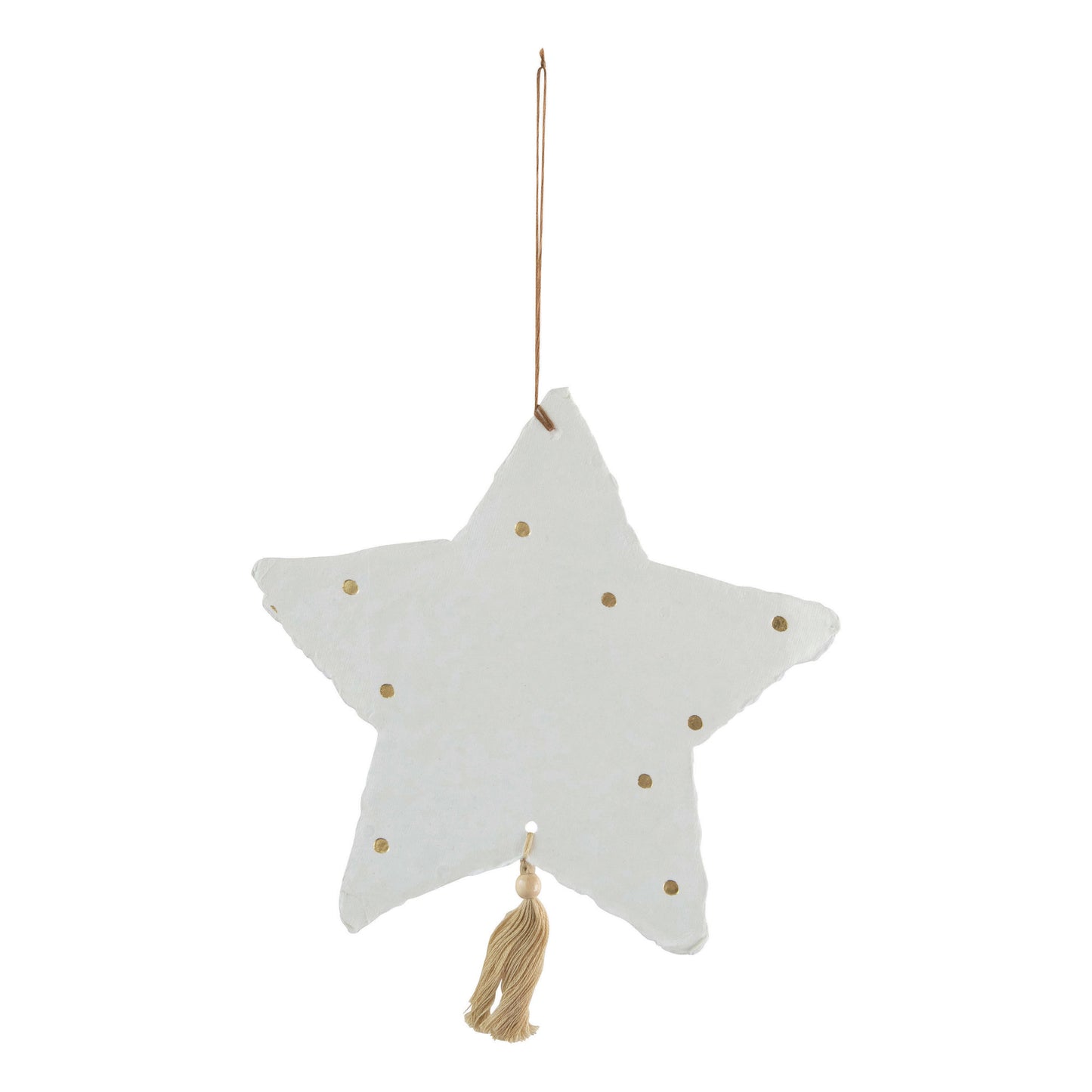 Load image into Gallery viewer, Paper Mache Star Ornament

