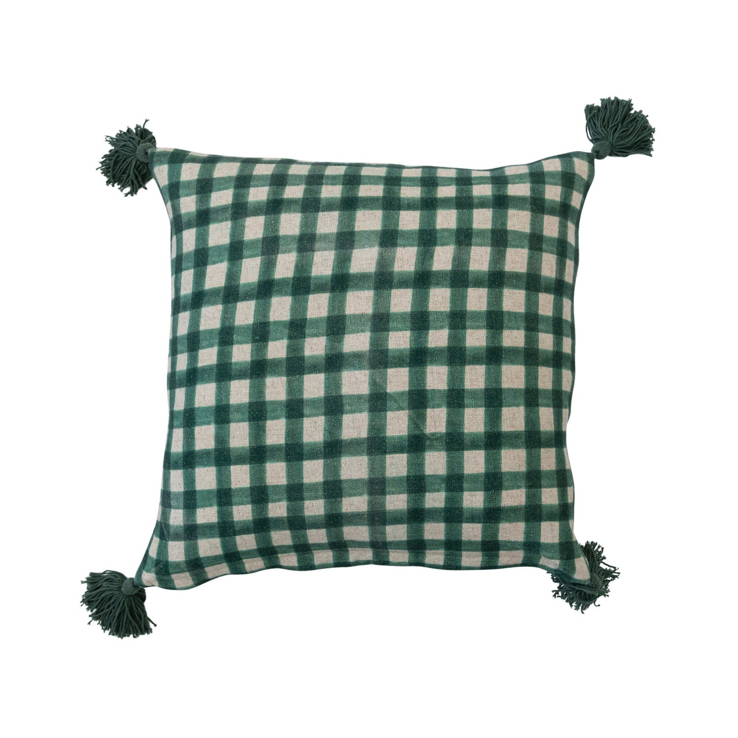 Evergreen Check Pillow | 20"