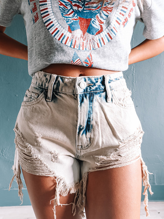 Load image into Gallery viewer, Vintage Super High Rise Denim Shorts
