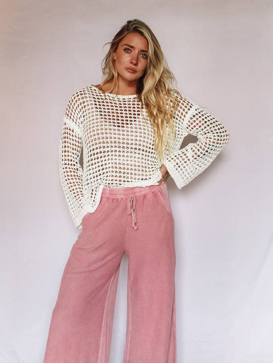 Caroline Knit Drop Sweater