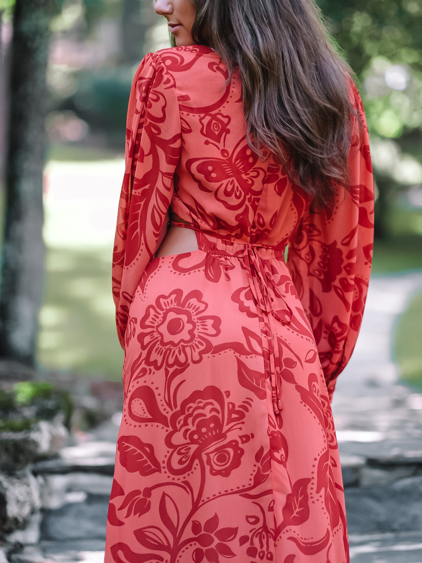 Load image into Gallery viewer, Smell The Roses Cutout Dress
