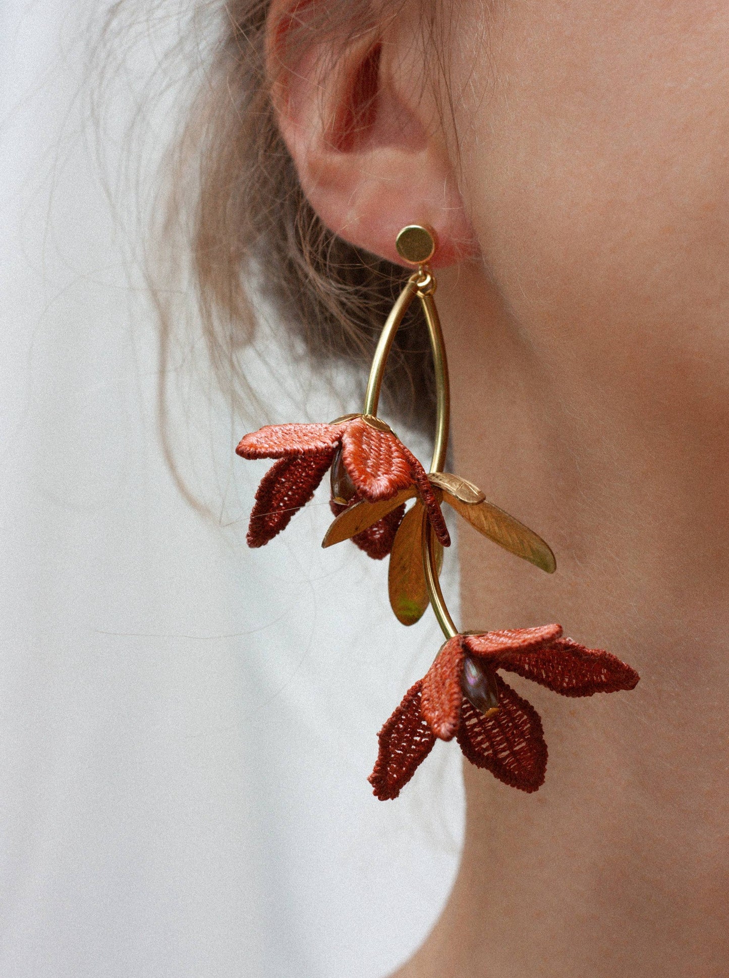 Tiaré Earrings | Magenta