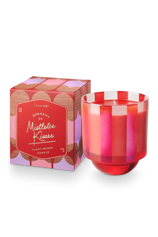 Mistletoe Kisses |  Boxed Glass Candle