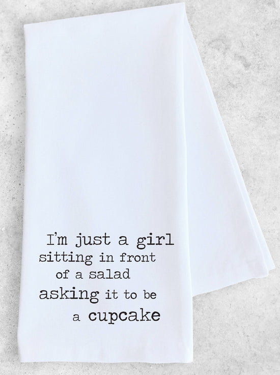 I'm Just A Girl | Tea Towel