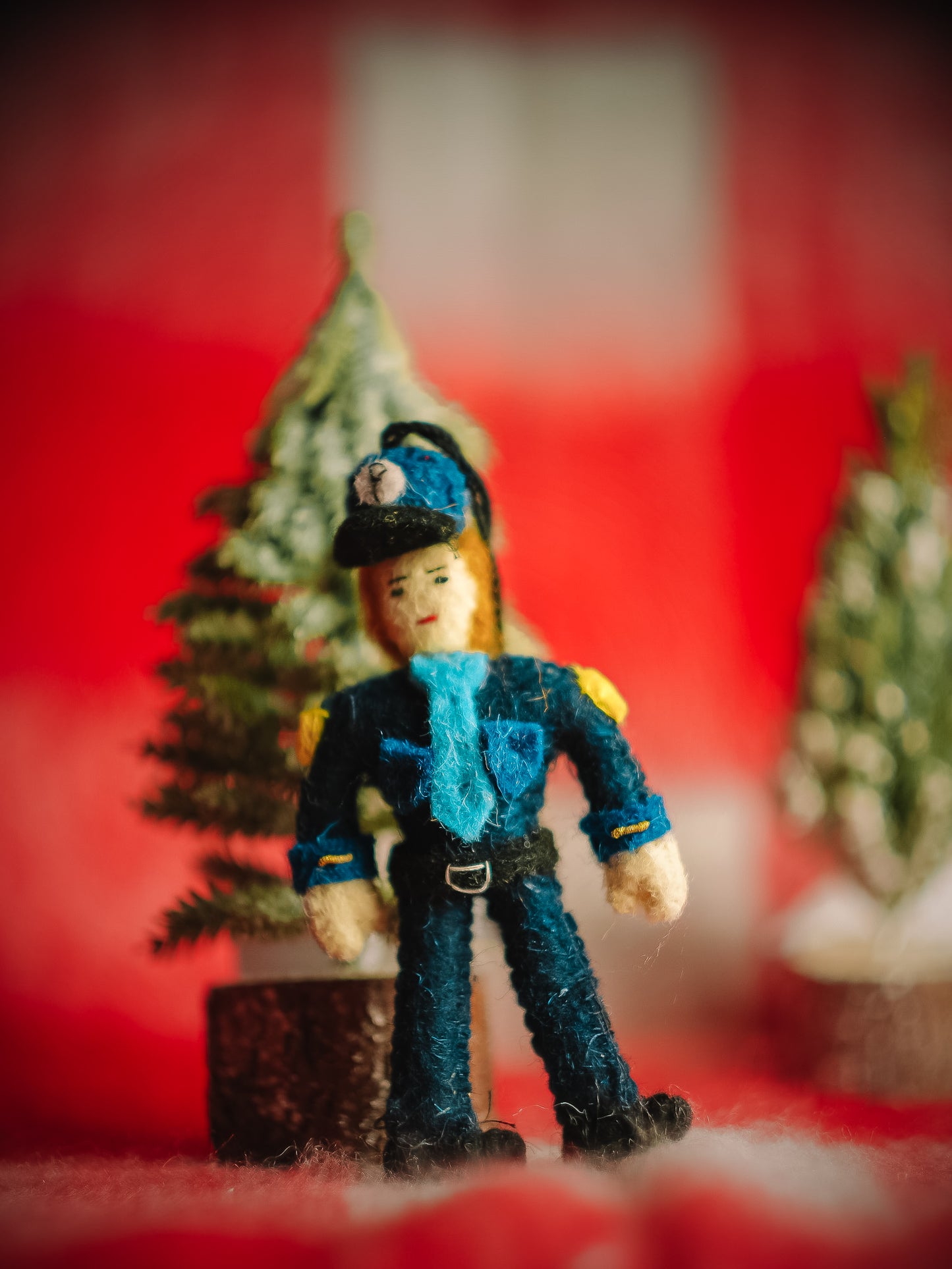 Load image into Gallery viewer, Felt First Responder Ornament | Police

