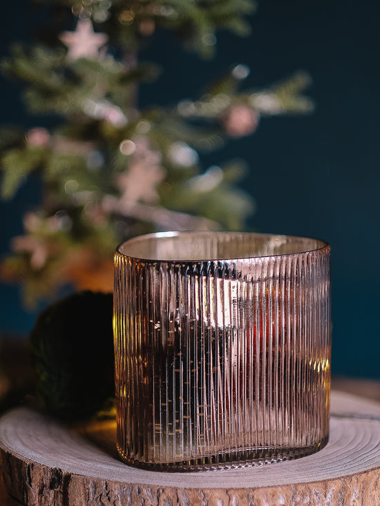 Pink Pine | Large Glass Candle