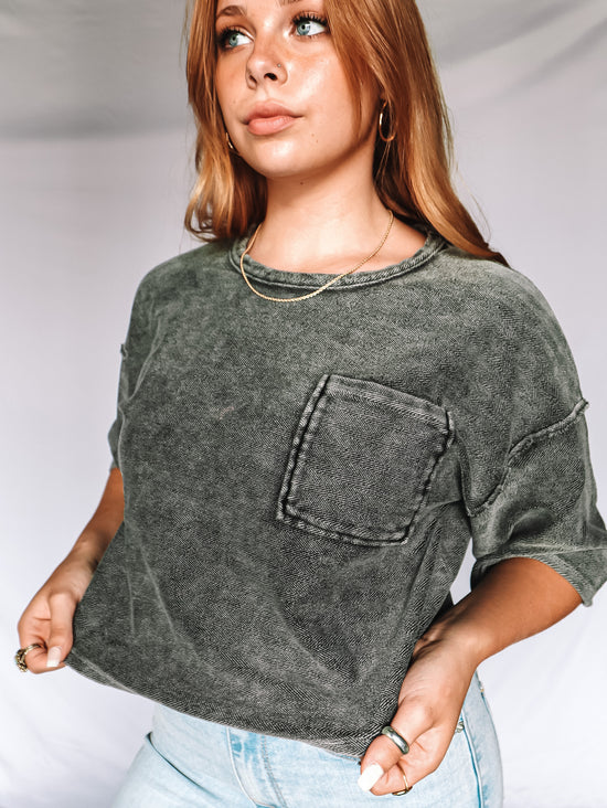 Oversized Terry Knit Tee