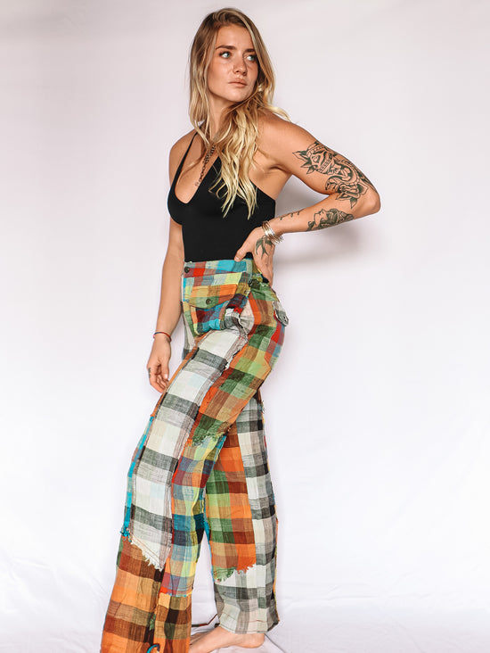 Load image into Gallery viewer, Fiona Patchwork Pants
