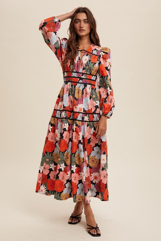 Sofia Floral Maxi Dress