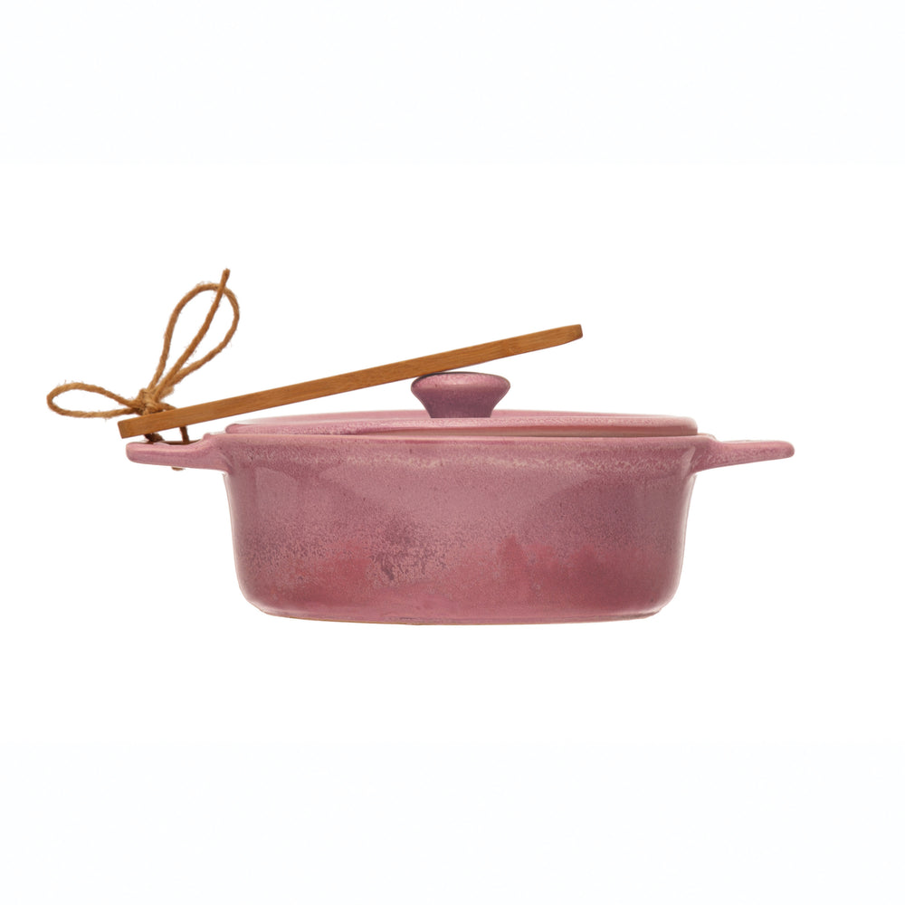 
                  
                    Stoneware Brie Baker with Bamboo Spreader
                  
                