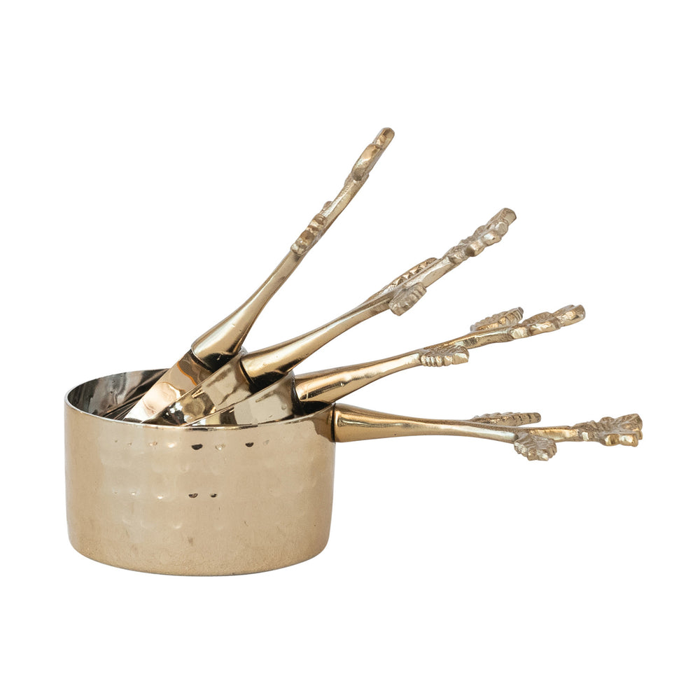 
                  
                    Stainless Steel & Cast Aluminum Measuring Cups, Set of 4
                  
                