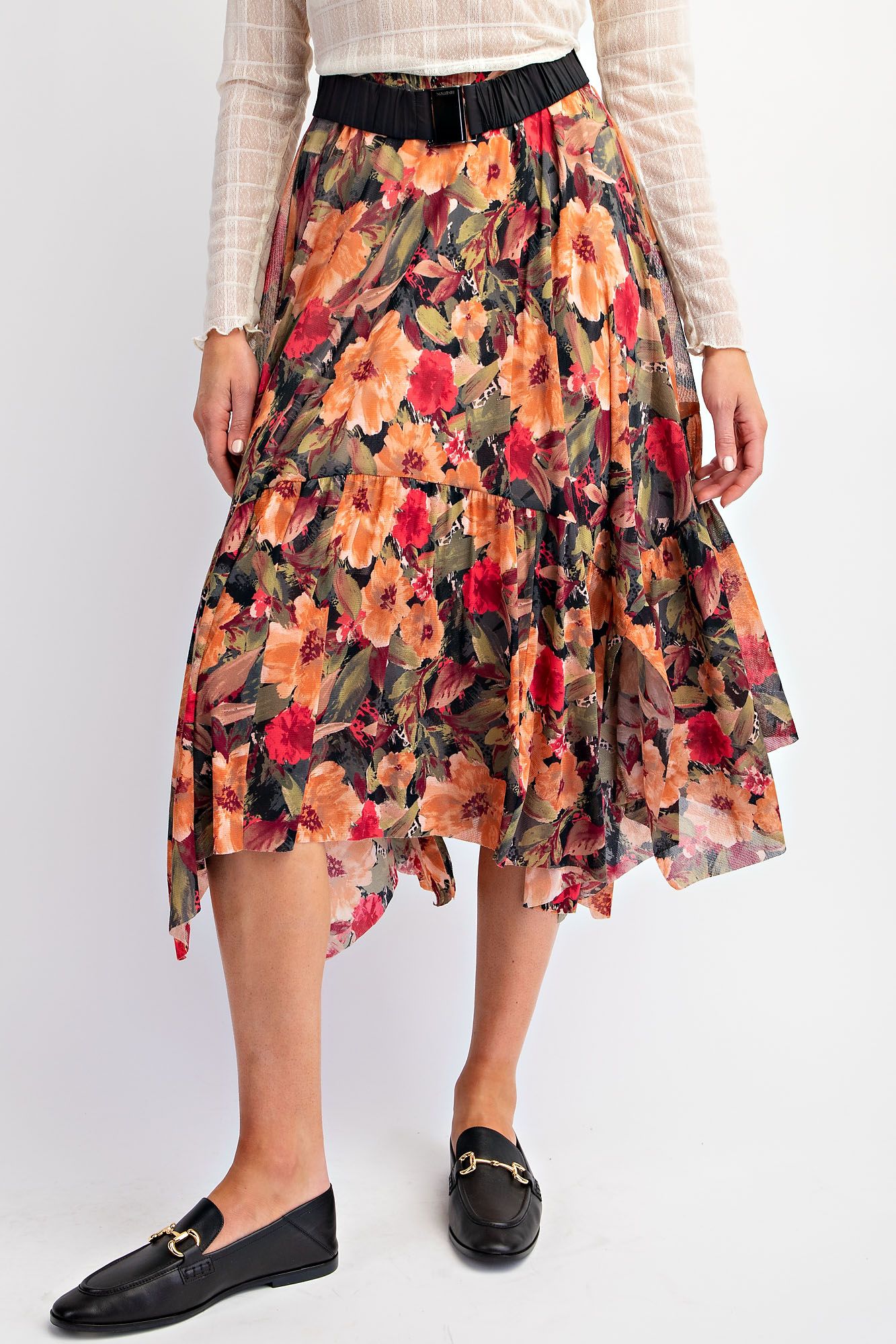 Autum Breeze Midi Skirt