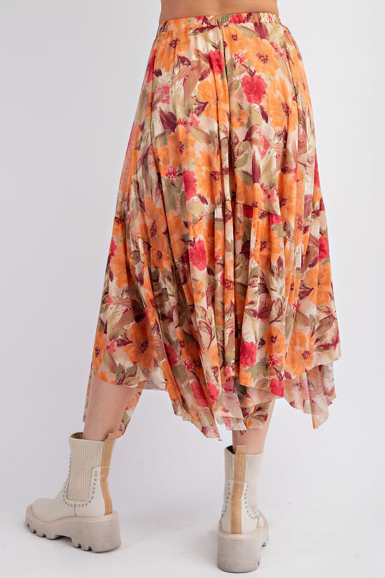 Autum Breeze Midi Skirt