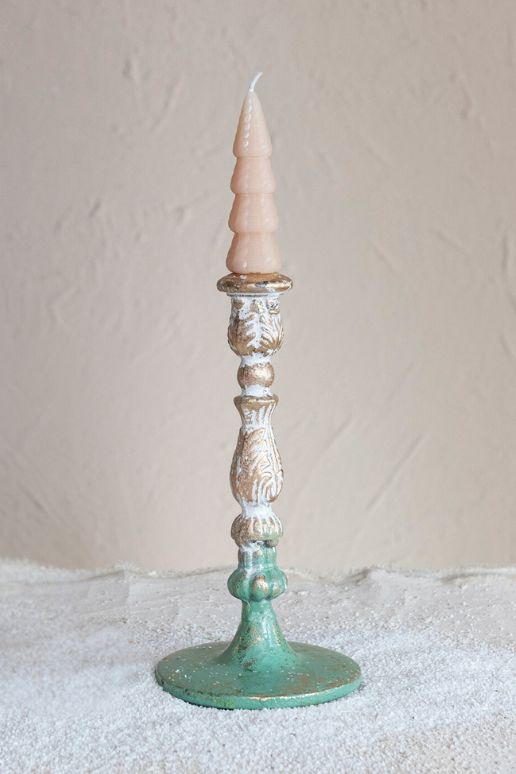 Festive Frost Candle Holder