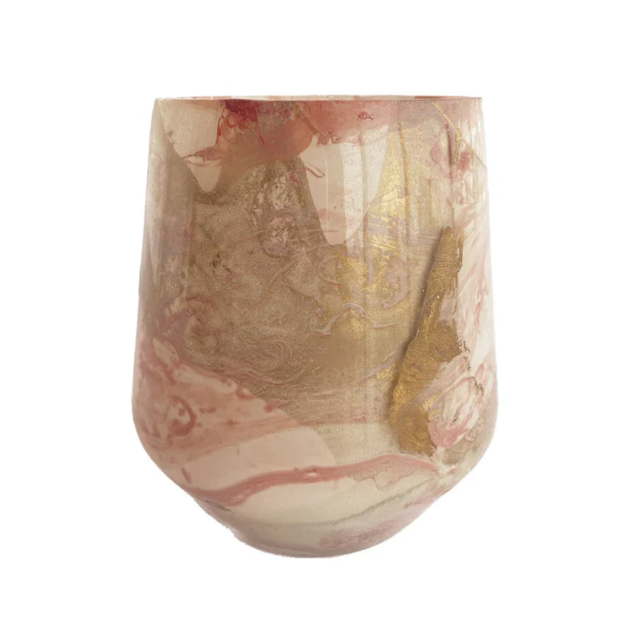 Marbled Pink Votive