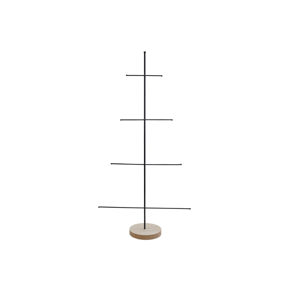 16"L x 5-1/2"W x 32"H Metal Tree Display with MDF Base